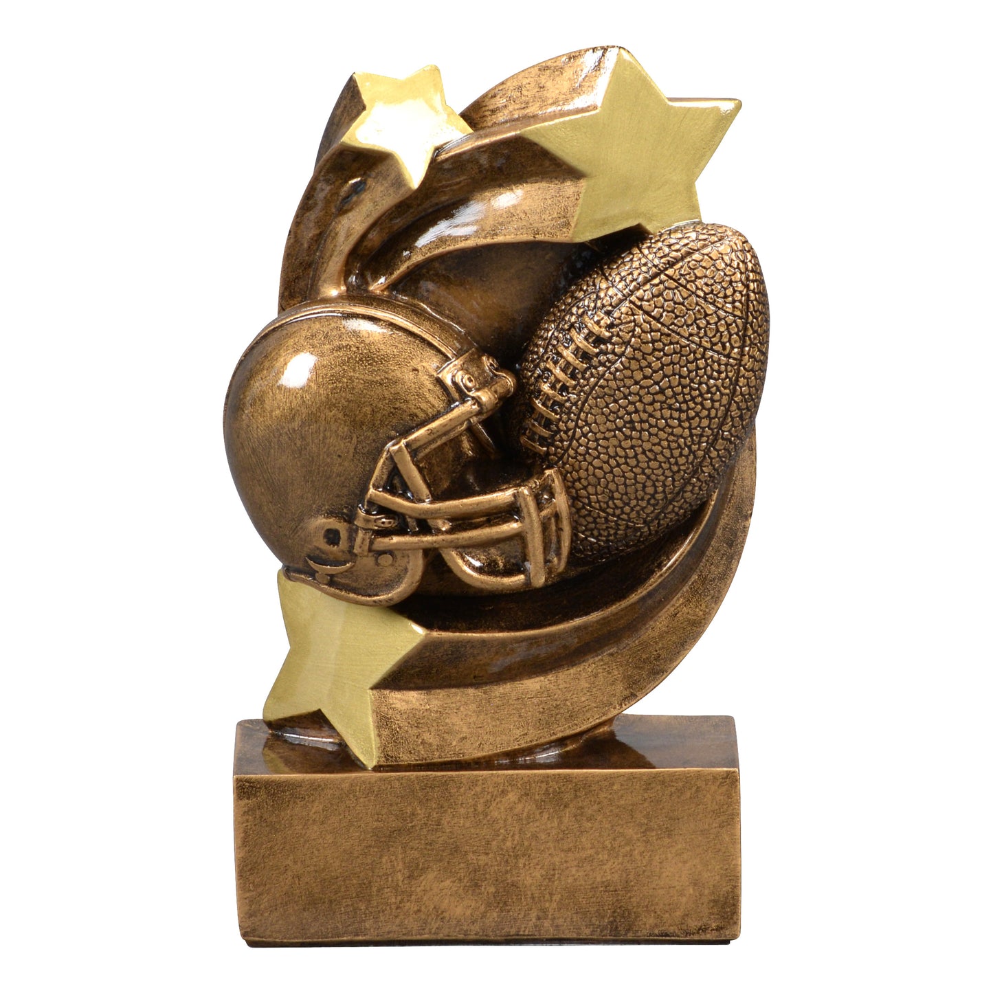 STAR SWIRL RESIN - FOOTBALL (55800GS)