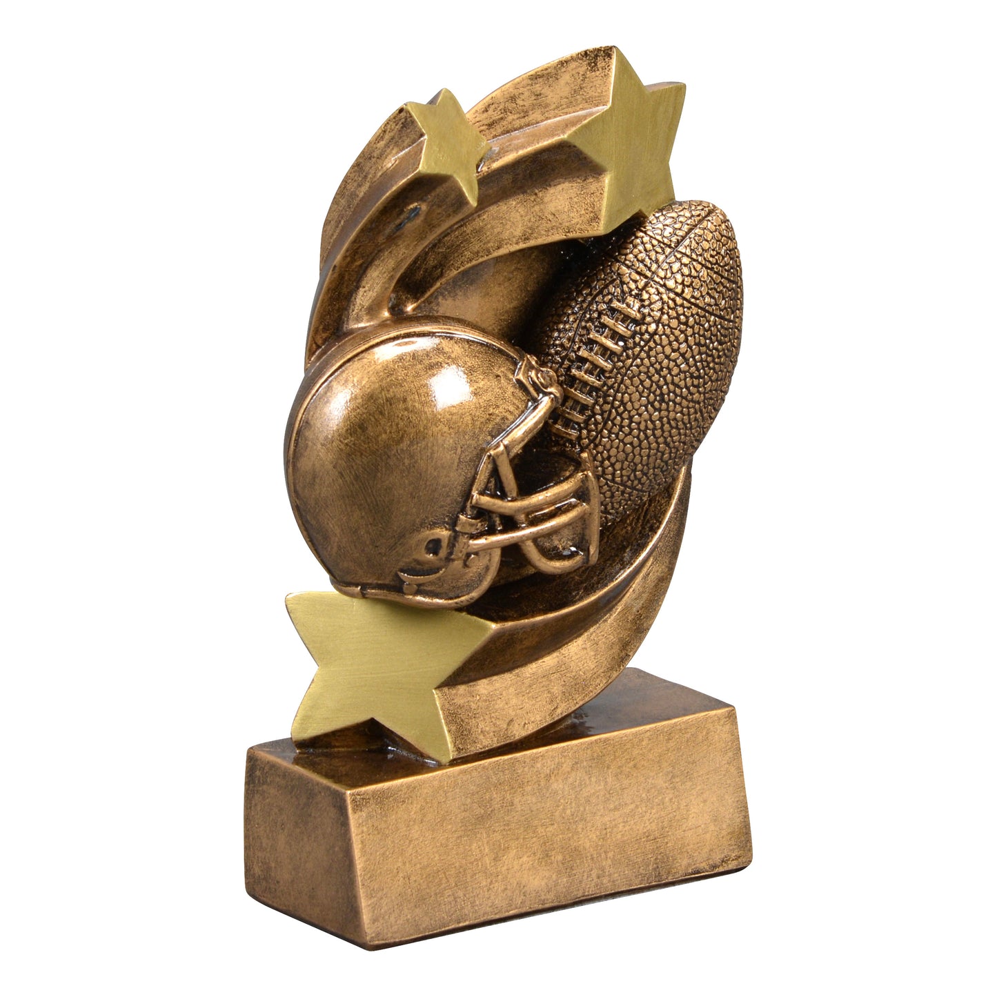 STAR SWIRL RESIN - FOOTBALL (55800GS)