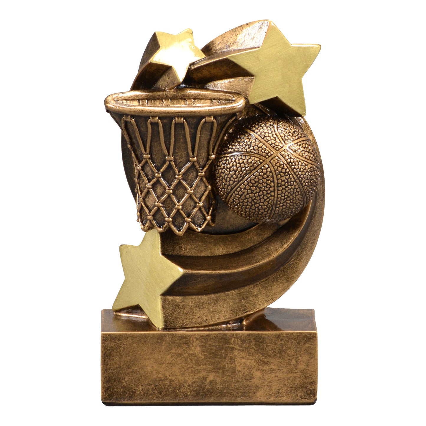 STAR SWIRL RESIN - BASKETEBALL (55805GS)