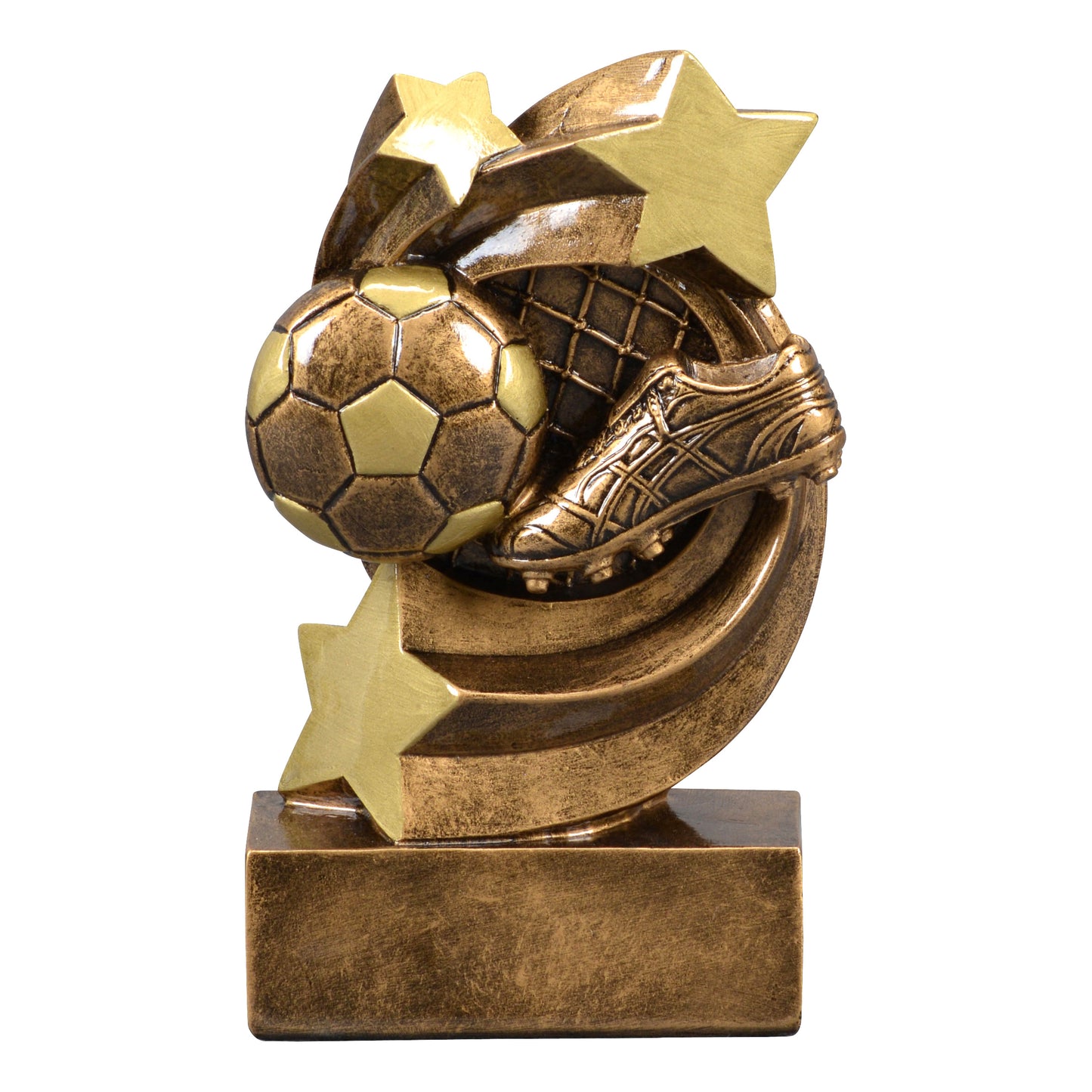 STAR SWIRL RESIN - SOCCER (55815GS)