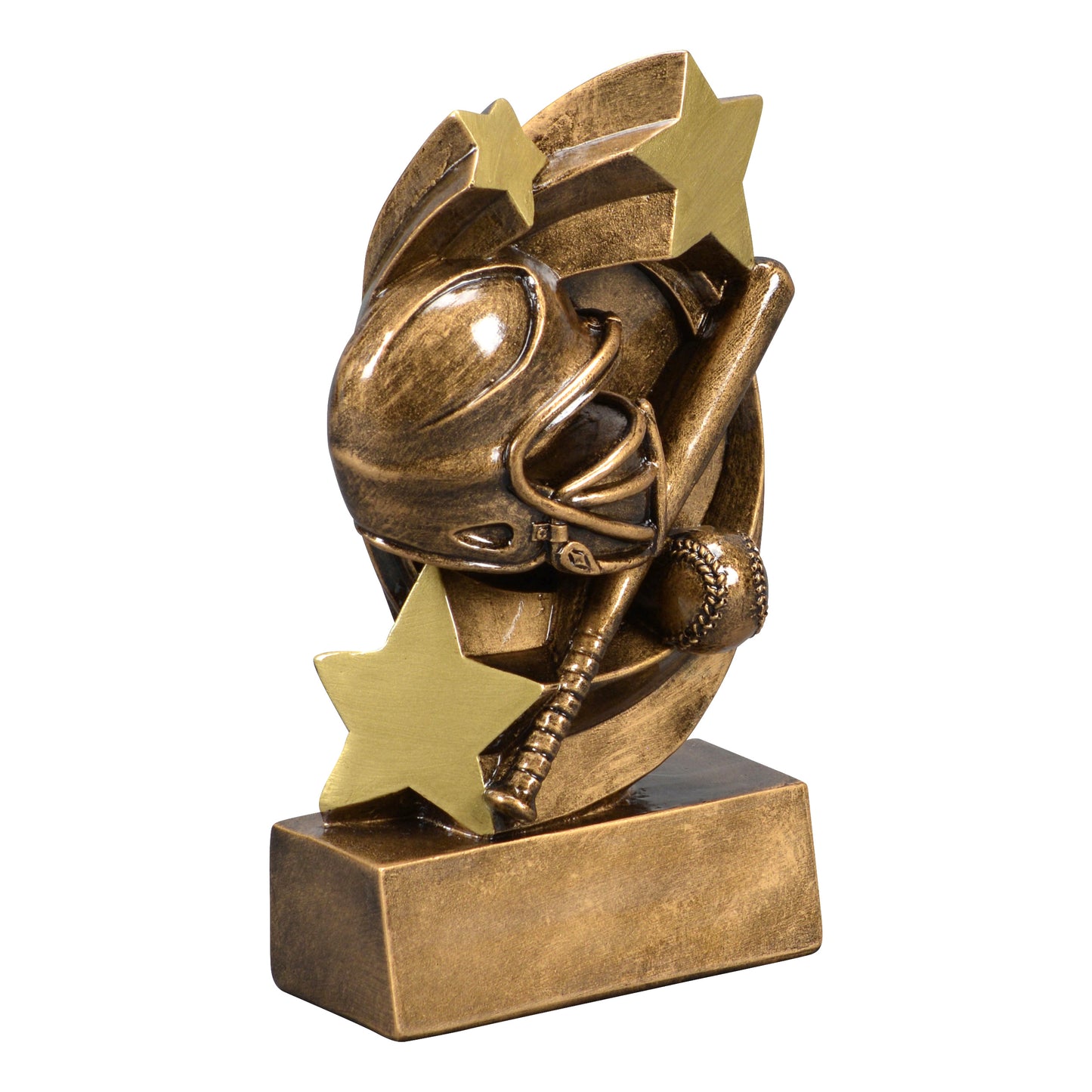 STAR SWIRL RESIN - SOFTBALL (55820GS)