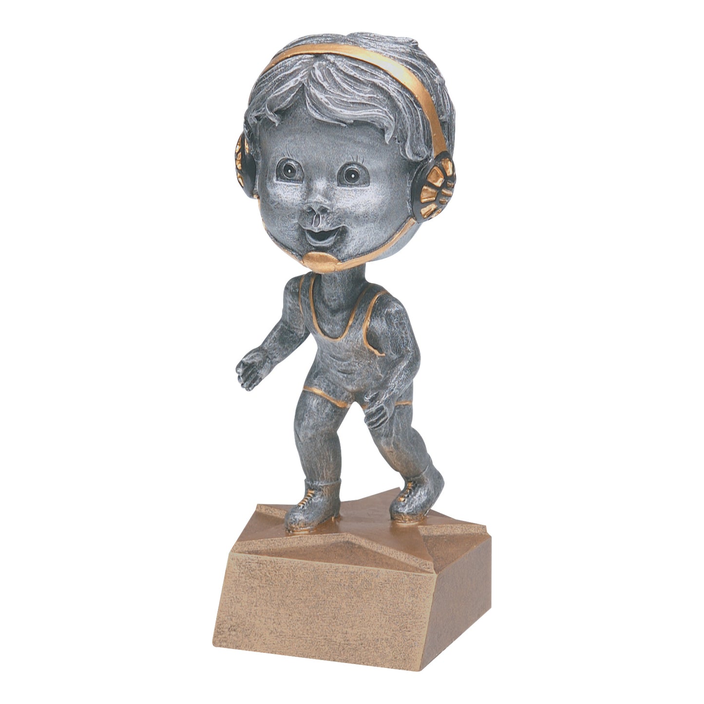 KIDS BOBBLEHEAD RESIN - WRESTLING (BH-539)