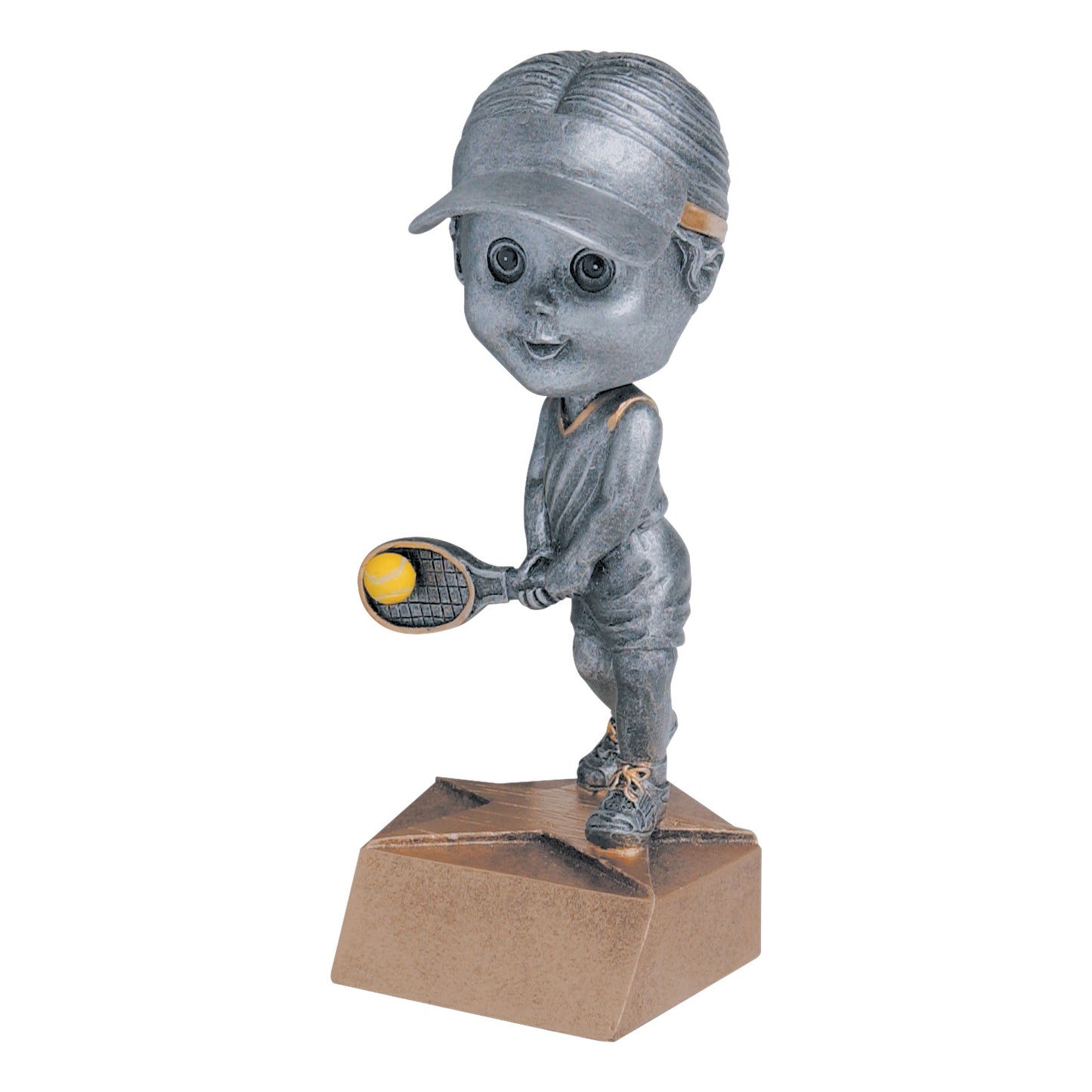 KIDS BOBBLEHEAD RESIN - TENNIS (MALE & FEMALE)