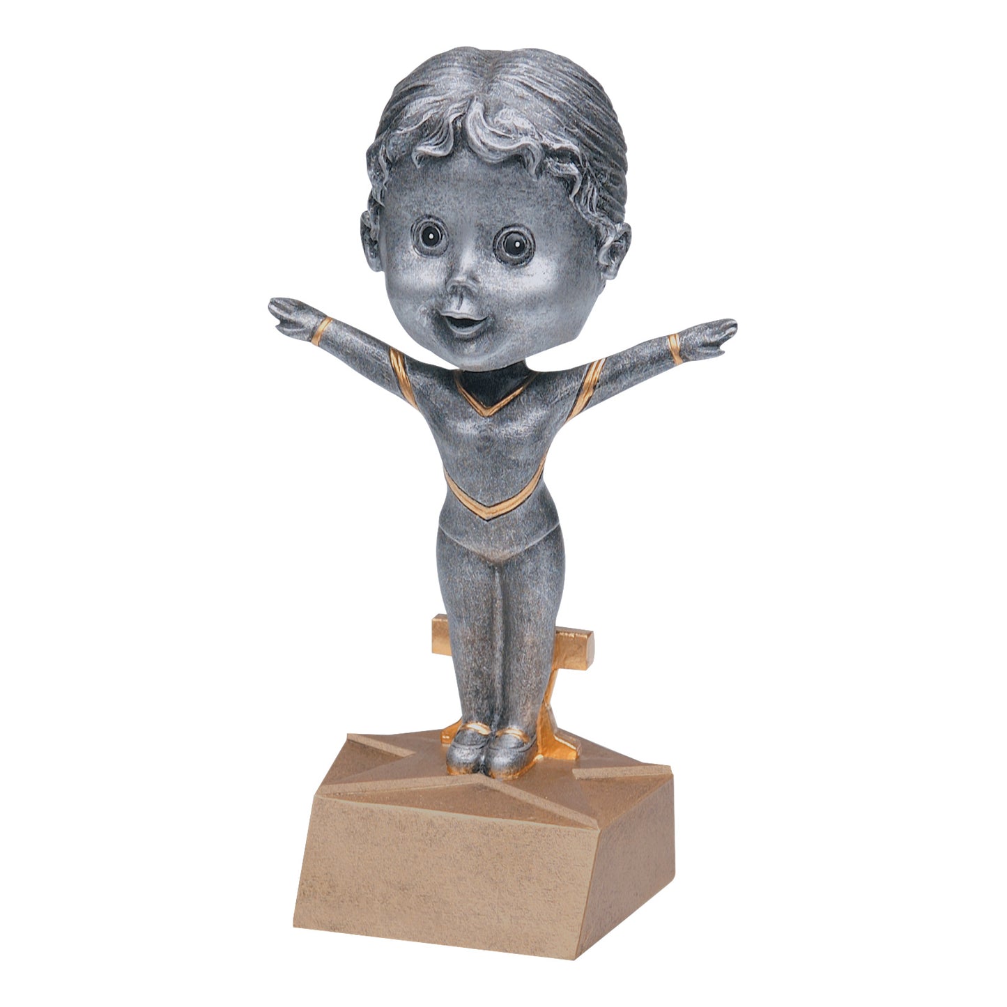 KIDS BOBBLEHEAD RESIN - GYMNASTICS (BH-570)