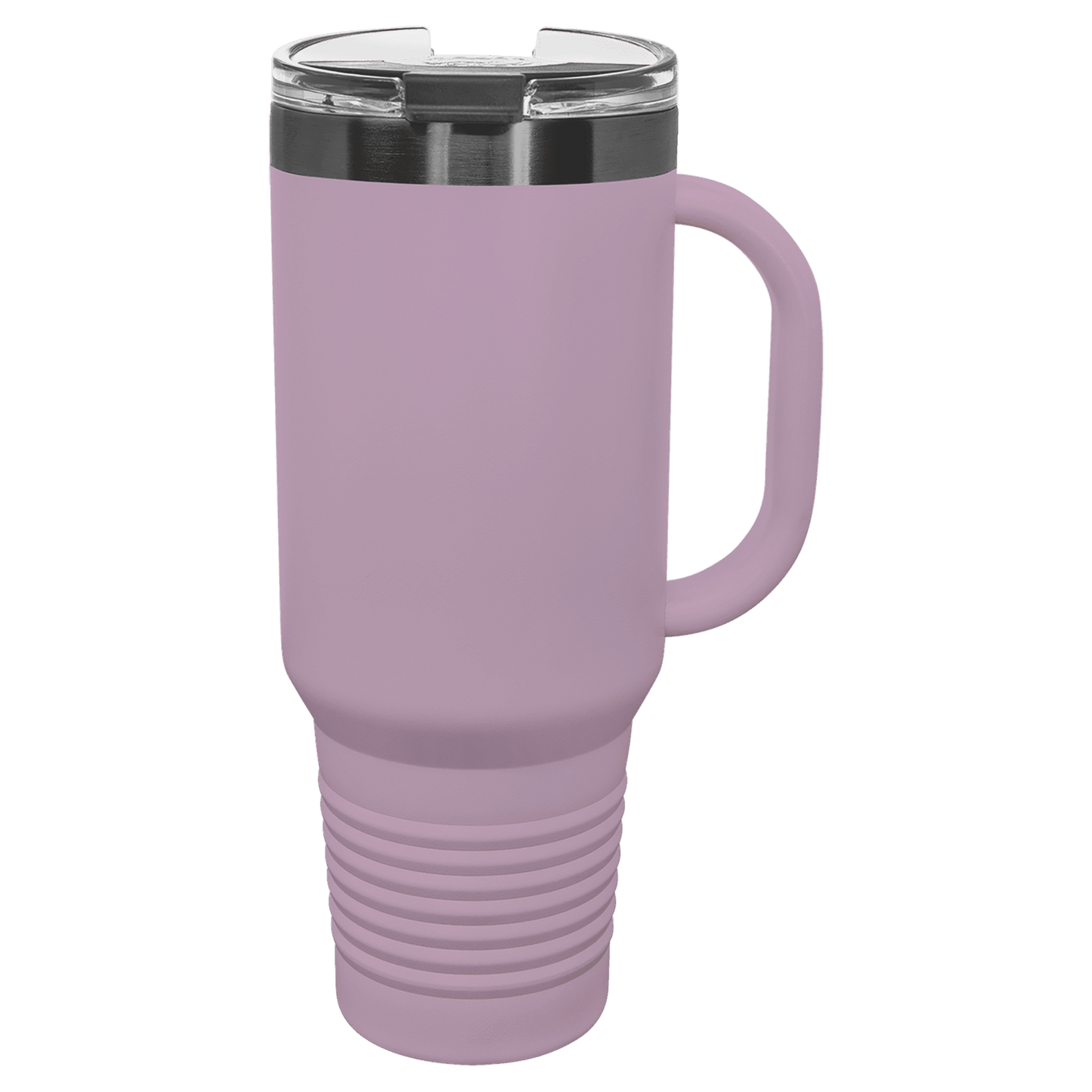Ion Plated 40 oz. Travel Mug with Handle, Straw Included