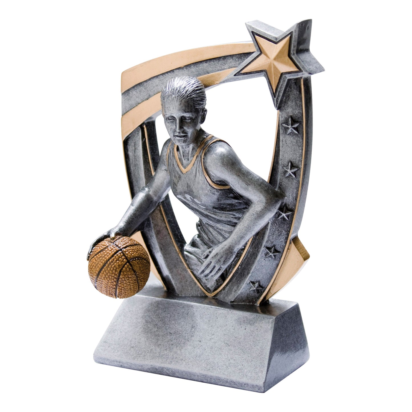 3D STAR RESIN - FEMALE BASKETBALL (RST-520)