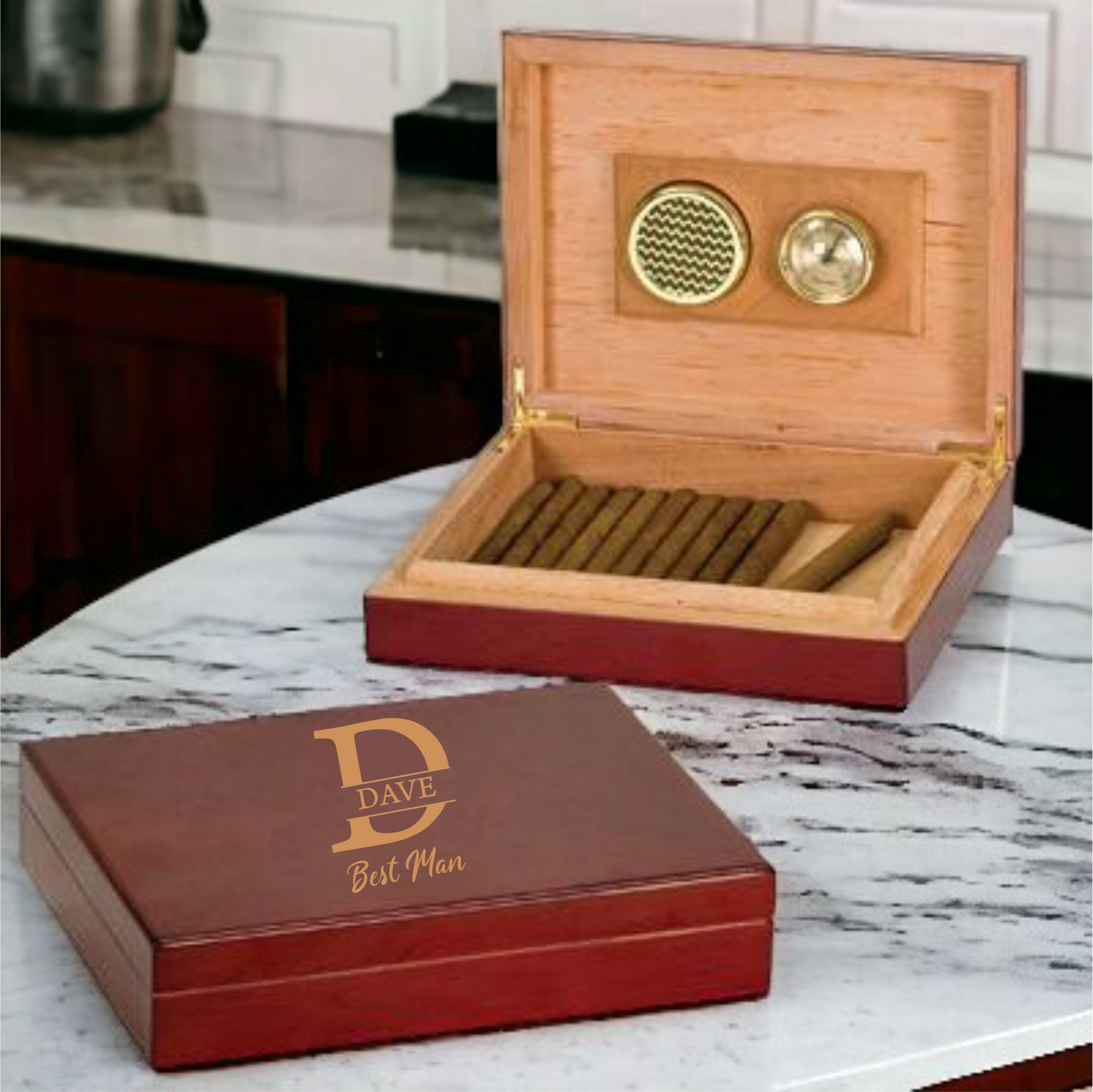 Monogram Rosewood Piano Finish Humidor
