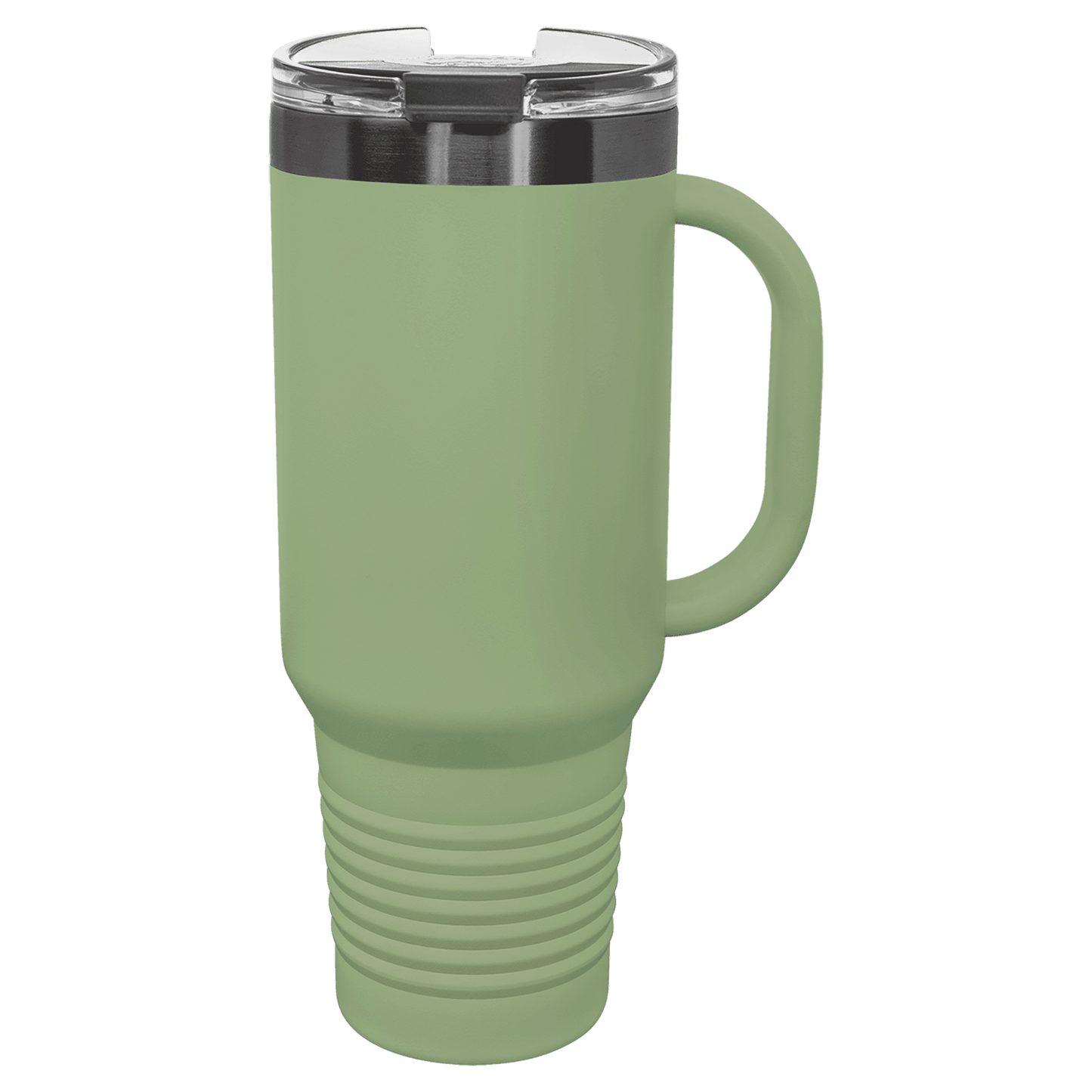 Ion Plated 40 oz. Travel Mug with Handle, Straw Included