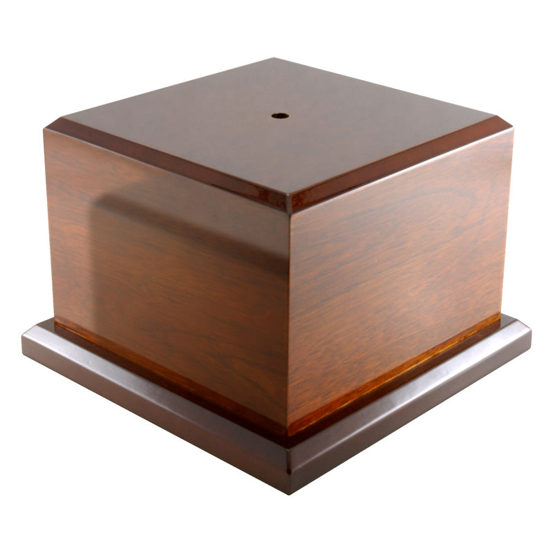 Black & White Soccer Ball on Choice of Box Base