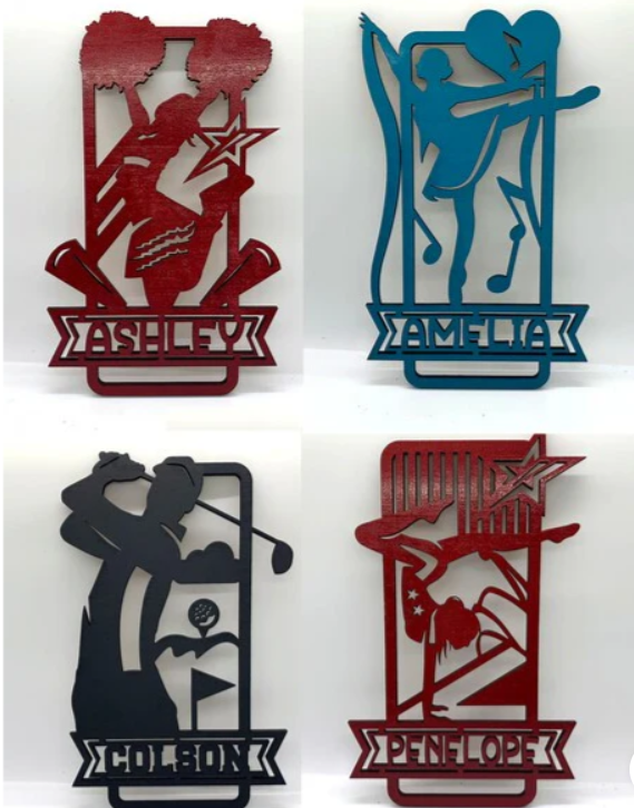 Sports Themed Monogram Wall Signs