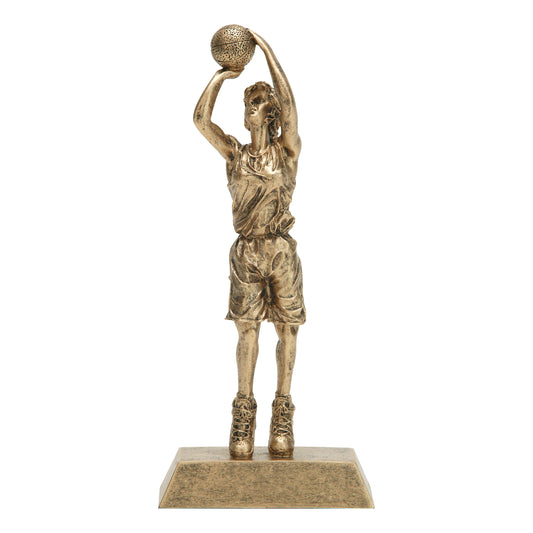 SPORT RESIN GOLD - FEMALE BASKETBALL (MULTIPLE SIZES)