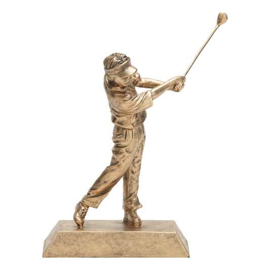 SPORT RESIN - MALE GOLF (GOLD & SILVER, MULTIPLE SIZES)