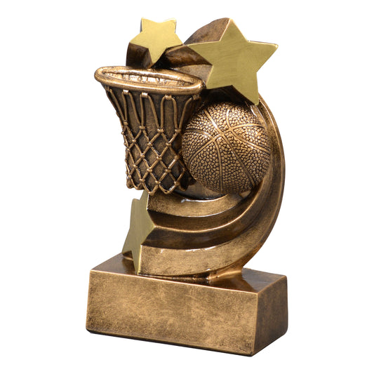 STAR SWIRL RESIN - BASKETEBALL (55805GS)