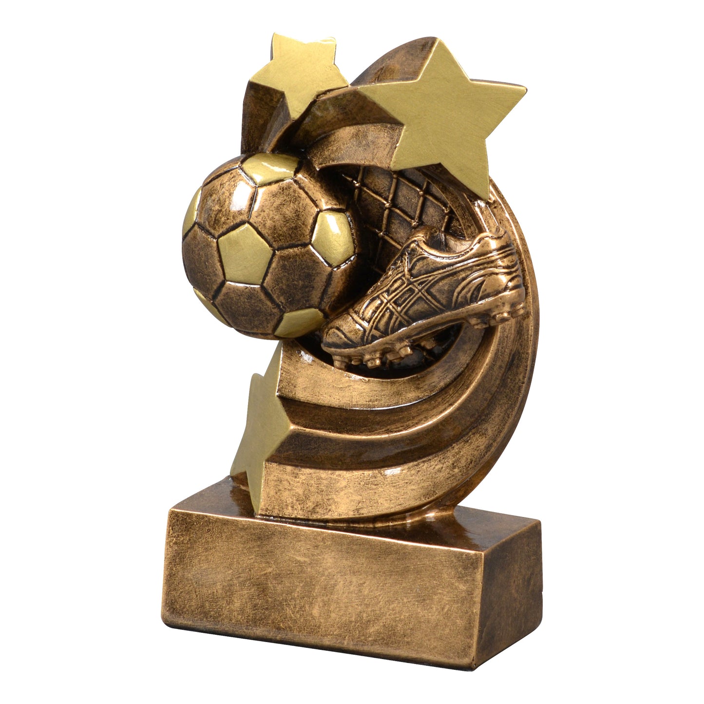 STAR SWIRL RESIN - SOCCER (55815GS)