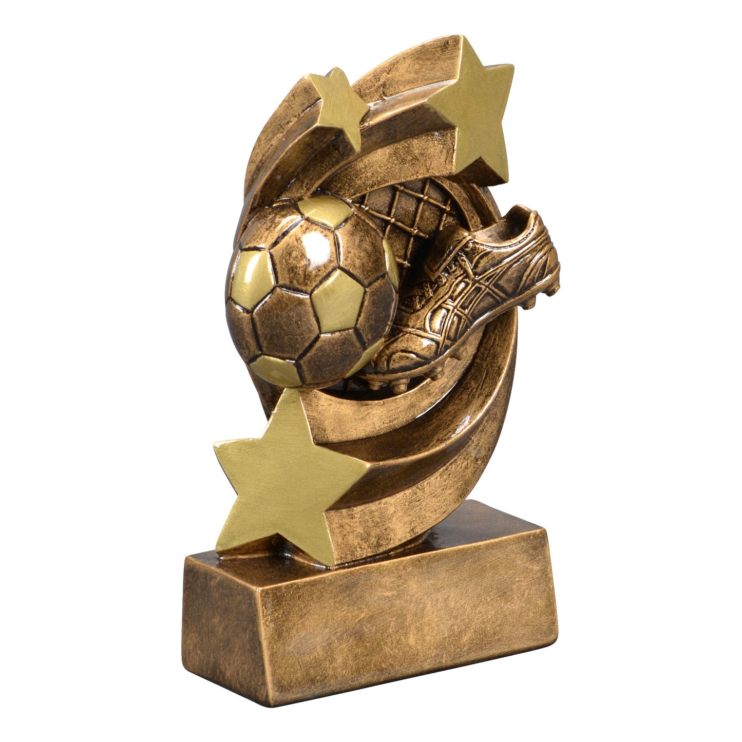 STAR SWIRL RESIN - SOCCER (55815GS)