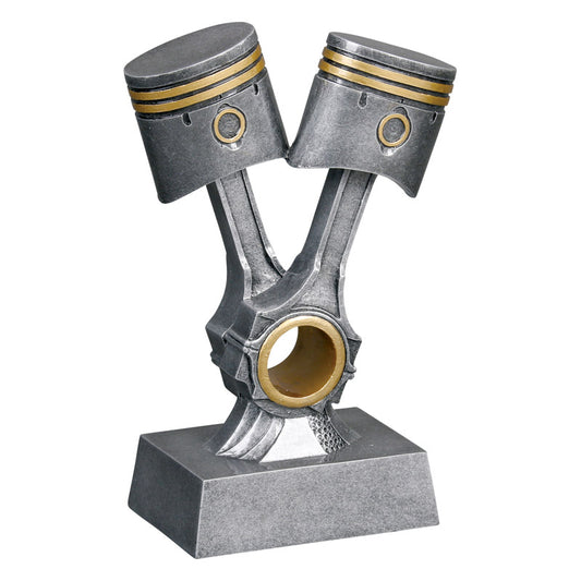 Double Piston Resin Trophy