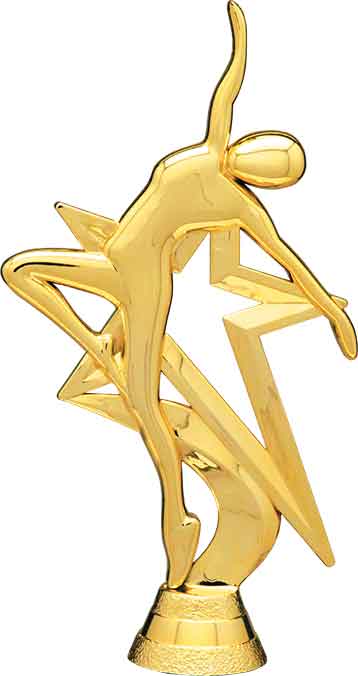 6 1/2" Gold Star Dance Figure (Fig5009)