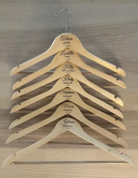 Personalized Wedding Hangers