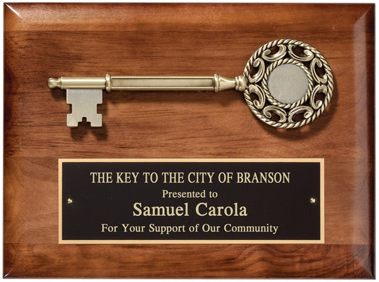 Key To The City Plaque