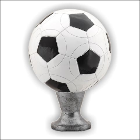 Black & White Soccer Ball on Choice of Box Base